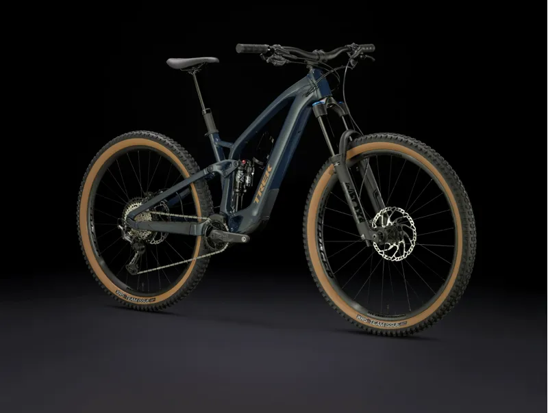 Trek Fuel EXe 8 XT Full Suspension Electric Mountain Bike 2025 in Nautical Navy-1